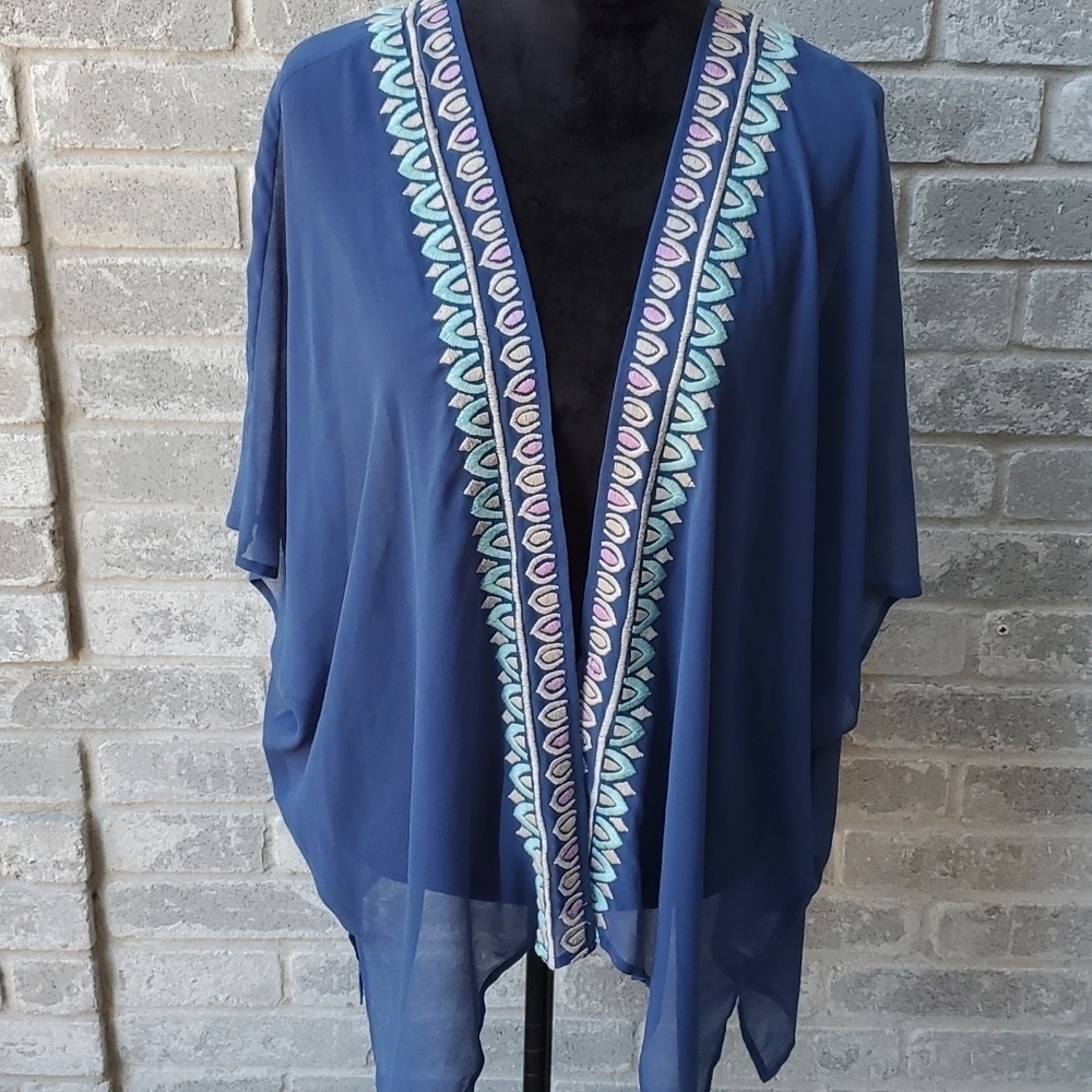 Lorimer Kimono One Size Blue